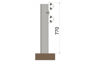 BL.ID-H1/C2 Barrera metálica simple de alta contención