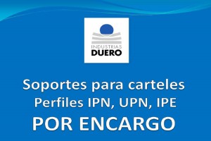 Postes en perfiles IPN, UPN, IPE por encargo
