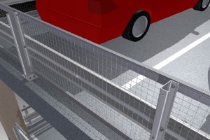 Barreras de seguridad perimetrales exteriores para parking